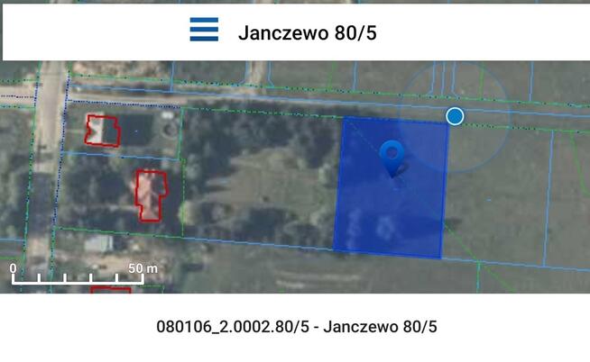 Janczewo, dogodny dojazd, druga linia zabudowy