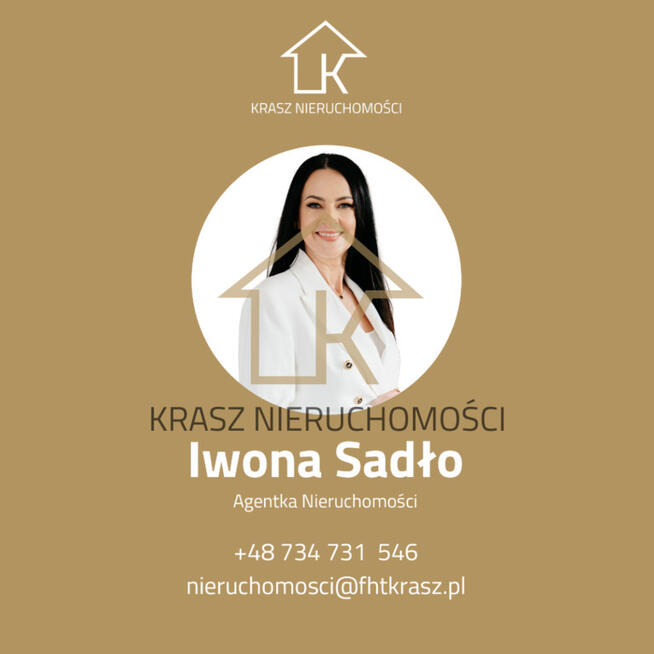 Działka budowlana w Pcimiu wsród zieleni