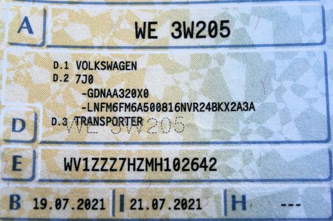 Volkswagen Transporter Długi 150KM Kamera LED SalonPL FV23% Webasto Android Vat-1 Gwarancja