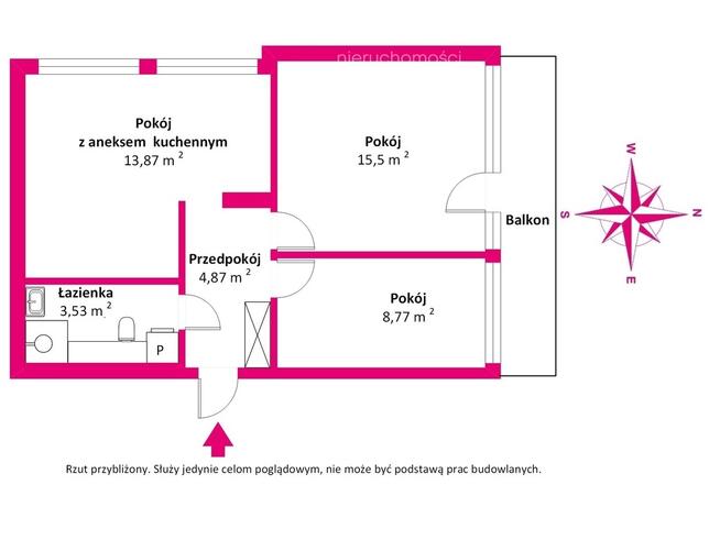 Wyjątkowe urządzone 3 pok. z widokiem Negocjuj.