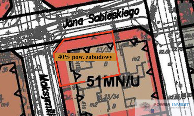 Działka MN/U pod usługi | Jackowskiego, Leszno