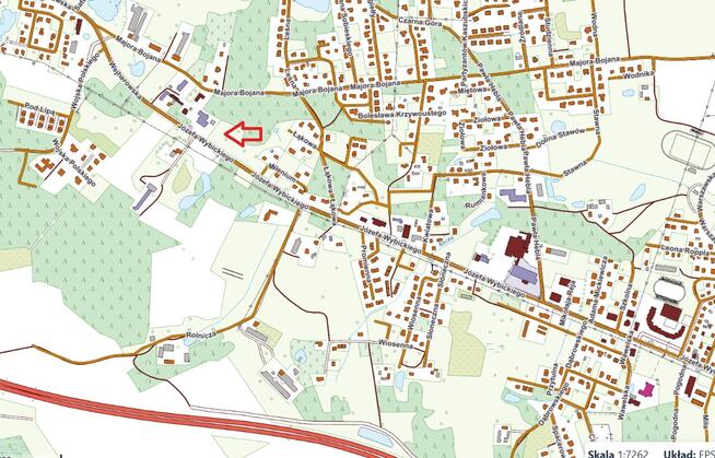 DZIAŁKA USŁUGOWA_BOJANO_UL.WYBICKIEGO
