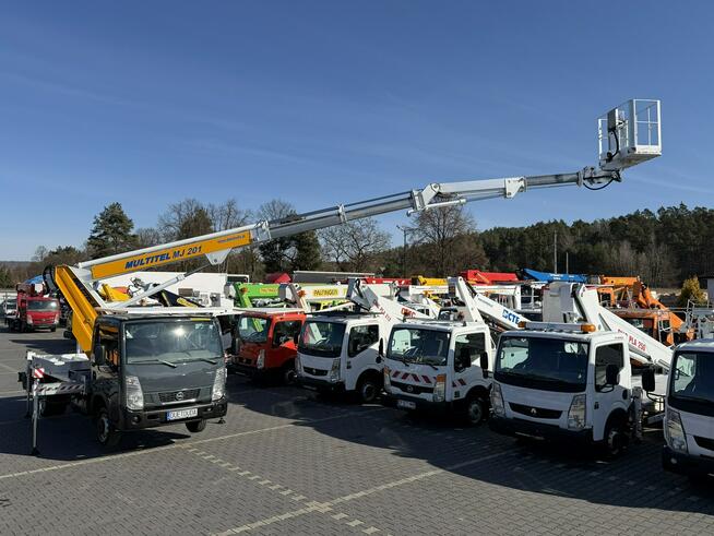 Nissan Cabstar Zwyżka Podnośnik Koszowy Multitel MJ 201 Wysokość Podnoszenia 20m P7