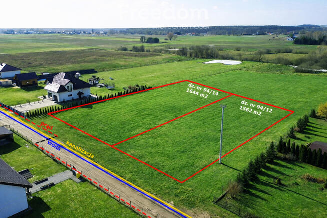 Działki budowlane, Rudzienice k. Iławy