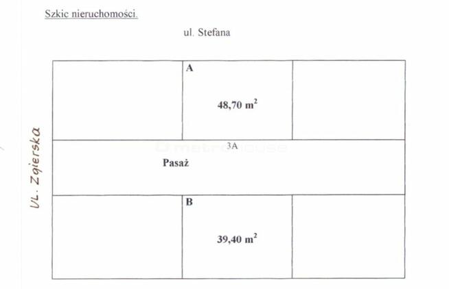 Dwa lokale użytkowe 88 m2 przy ul. Stefana w Łodzi