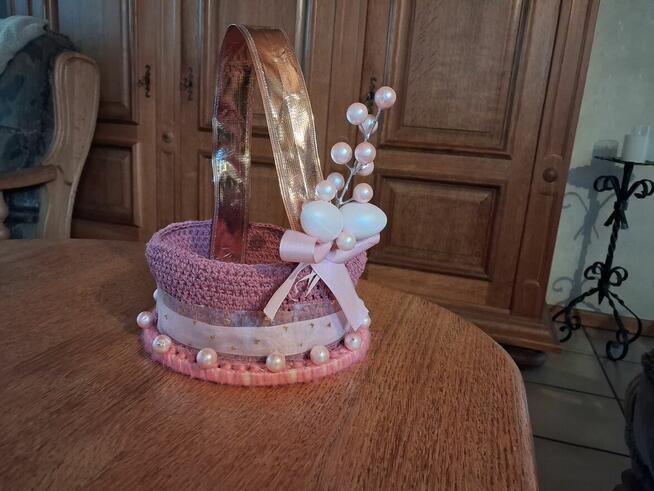 Koszyk wielkanocny ,handmade 29 x 10 x 19 cm