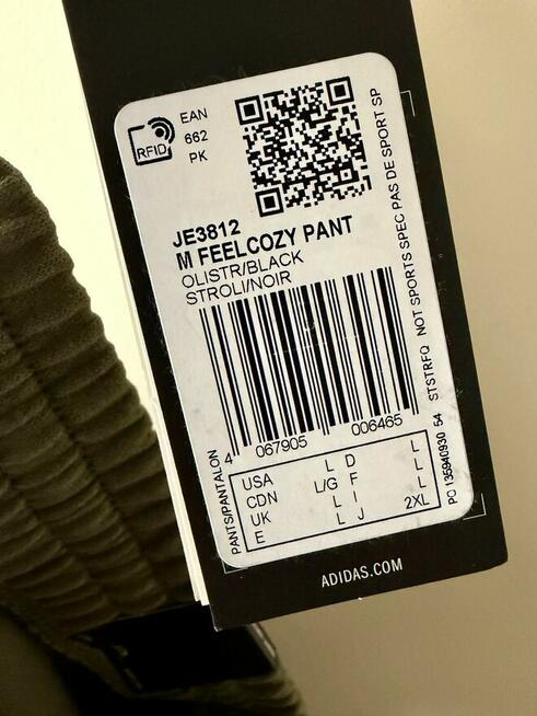 Spodnie dresowe Adidas Feel Cozy Pant JE3812