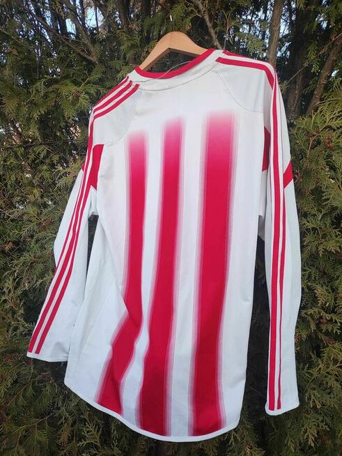 Koszulka Adidas Bluza sportowa Piłkarska czerwona biała