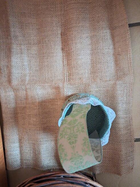 Koszyk wielkanocny, handmade 25 x 10 x 10 cm