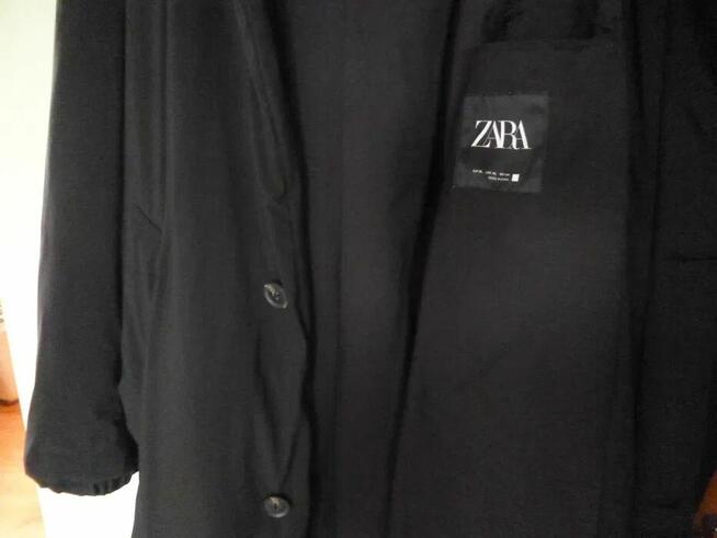 Czarny płaszcz Zara XL (na osobę 175-185cm) unisex
