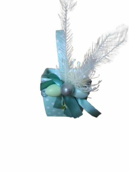 Koszyk wielkanocny kartonowy 22 x 18 x 12 cm