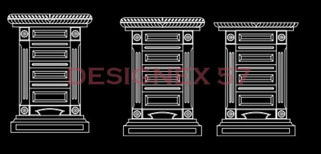 Dokumentacja techniczna w Autocadzie (meble, wnetrza, mechan