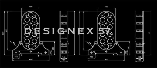 Dokumentacja techniczna w Autocadzie (meble, wnetrza, mechan