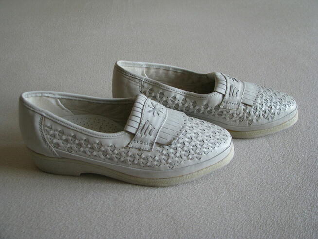 Wygodne buty damskie, rozm. 37,5 skóra naturalna, tęgość H