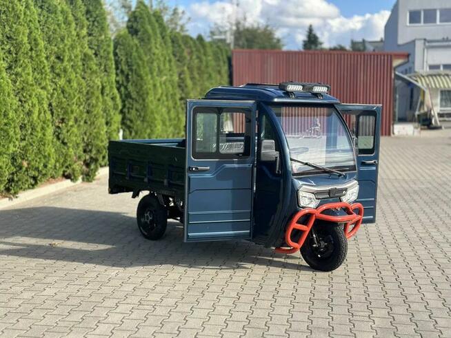Użytkowy Elektryczny trójkołowiec wozidło z kabiną! BEZ PRAW