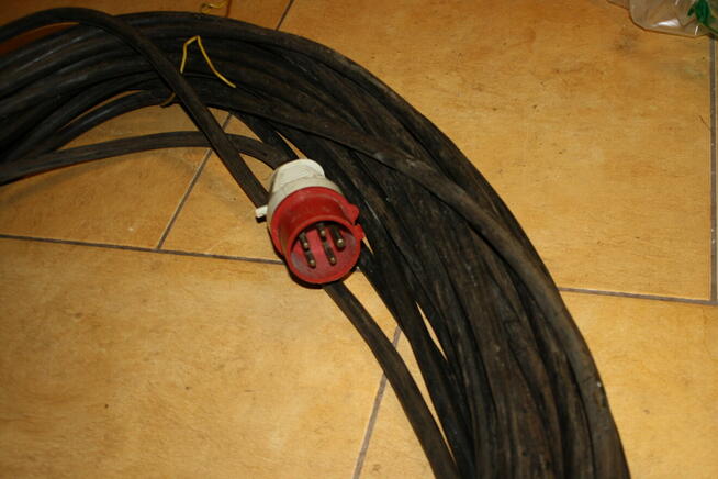 Przedłużacz siłowy, kabel, przewód OP siłowy 50m 4x6mm2