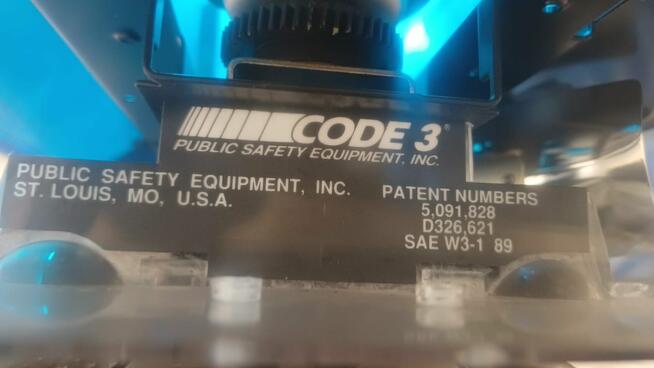 Belka policyjna USA CODE 3 MX7000 rotacyjna kogut policja –