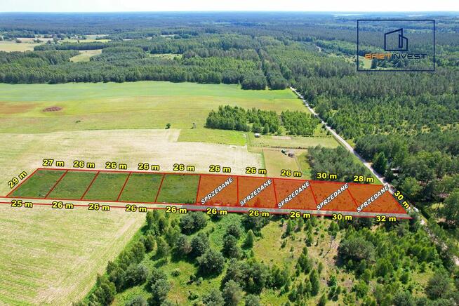 Działki budowlane 15 km od Szczytna