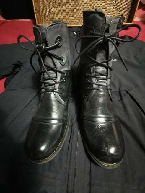 Trapery BUNKER Rozm. 44 Skóra Naturalna NOWE bez metki