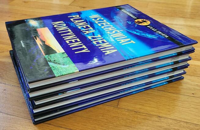 Ilustrowany atlas świata 5 tomów