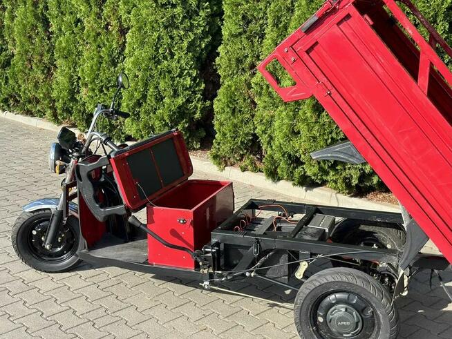 Elektryczny trójkołowiec z kiprem BEZ PRAWA JAZDY! Od 14 rok