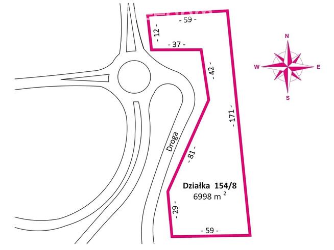 Działka inwestycyjna 7000 m² – usługi.