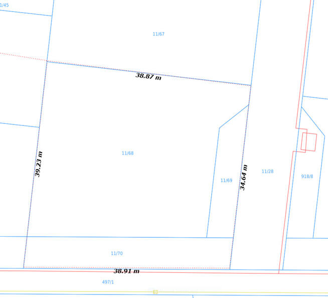 Jamno Łabusz Koszalin działka budowlana z warunkam
