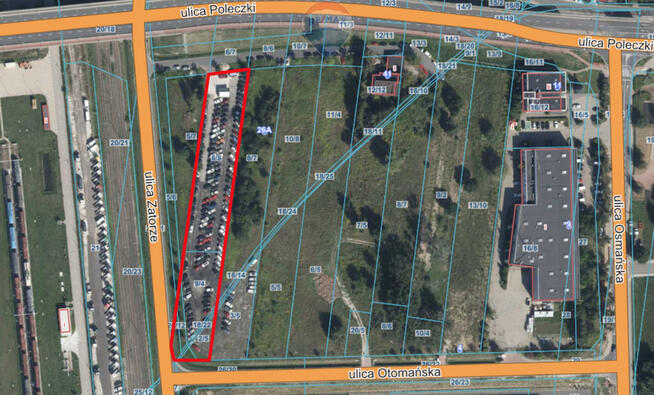 Działka inwestycyjna przy lotnisku Warszawa Okęcie