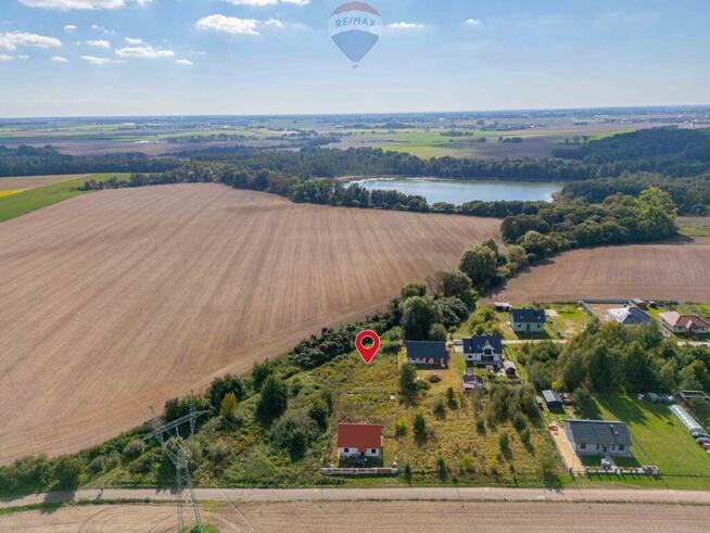 Działka budowlana koło Poznania, jezioro i las