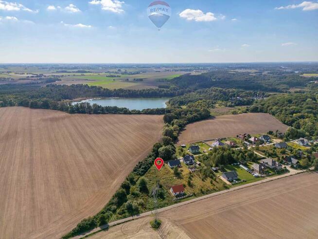 Działka budowlana koło Poznania, jezioro i las