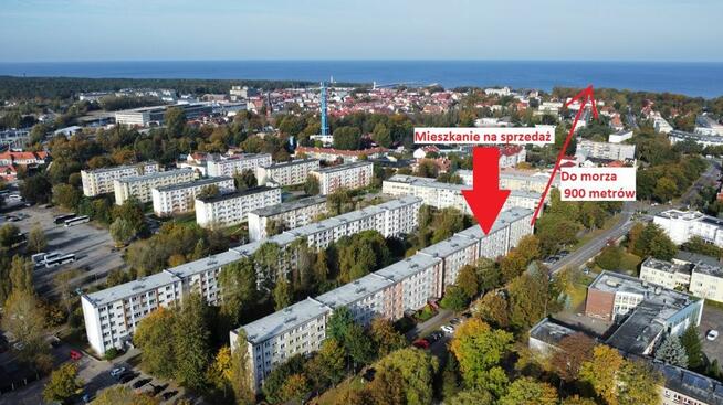 REZERWACJA !!! 2 pokoje, 900 m do morza, balkon