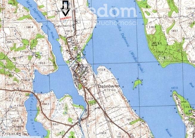 Działki Dąbrówno wśród jezior i lasów