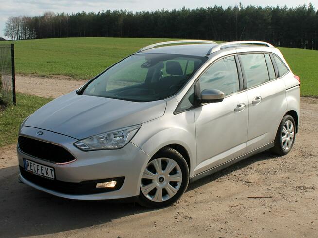 Ford Grand C-MAX 1.5 D 120 KM Automat NAVI Grzane FOTELE Tempomat MARTWE Pole SERWIS !
