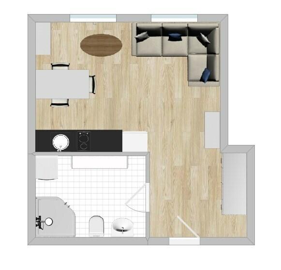 Zachodnia 101, Śródmieście, przytulna kawalerka