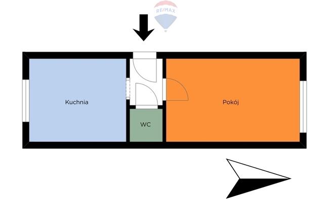 Kawalerka z ogródkiem, parter, Bałuty Julianów