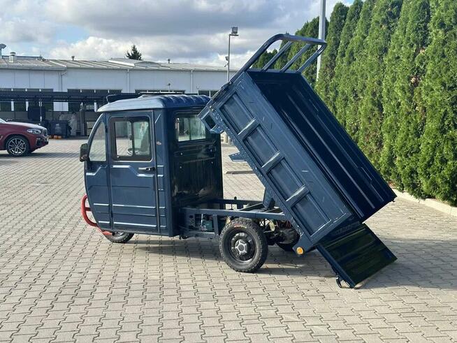 Użytkowy Elektryczny trójkołowiec wozidło z kabiną! BEZ PRAW