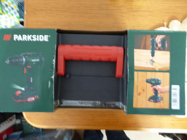 PARKSIDE PABS 20-Li G8 z 2aku 4Ah i 2Ah, ład 2,4A + 75 akces