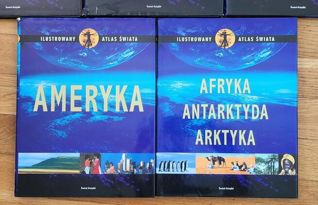 Ilustrowany atlas świata 5 tomów
