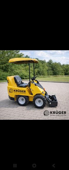 NOWA Miniładowarka KRÜGER XKL 480Z | 950 kg | 28 funkcji | 2