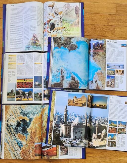 Ilustrowany atlas świata 5 tomów