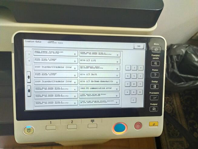 Naprawa ksero kopiarki drukarki Konica Minolta Ineo i innych