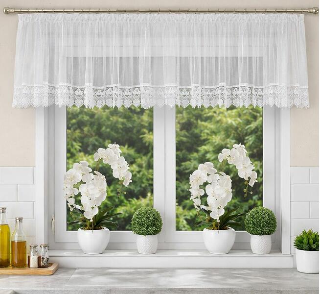 Lambrekin 250-280 cm, firana woda, firany szyte