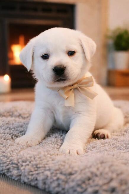 Labrador retriever wspaniałej budowy po ojcu pochodzenia FCI
