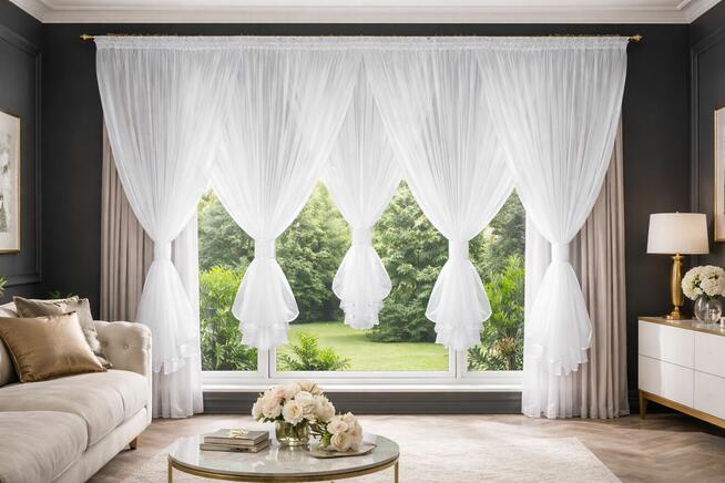 Firany i zasłony do pokoju, firany na taras i balkon, szycie