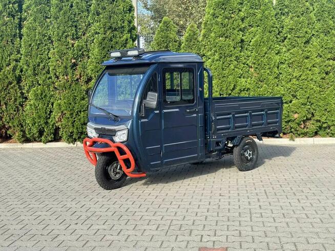 Użytkowy Elektryczny trójkołowiec wozidło z kabiną! BEZ PRAW