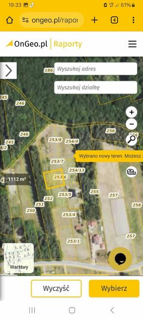 Działka budowlana na sprzedaż