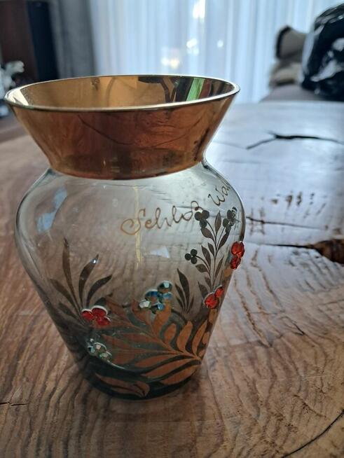 Zestaw Szkła Vintage – Karafka, Kieliszki, Wazoniki