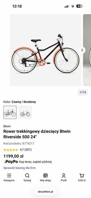 Rower dziecięcy 24”