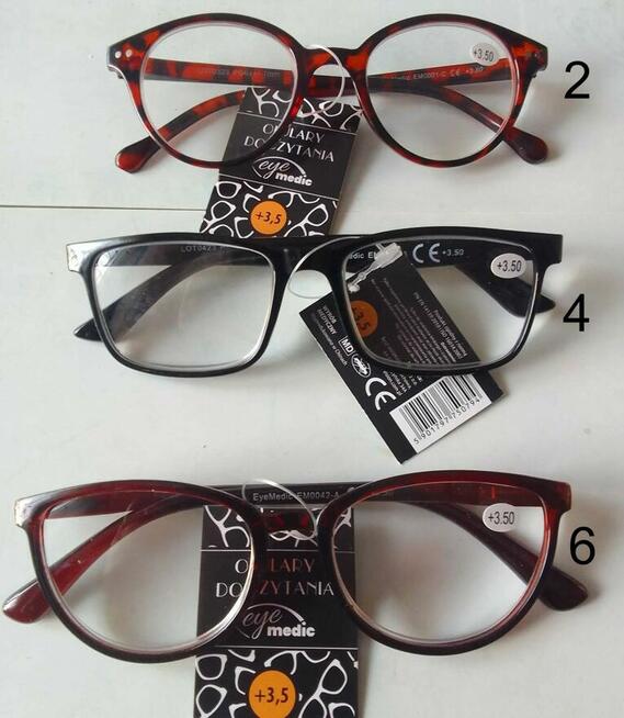 Okulary do czytania +3.50 EyeMedic Wyrób medyczny Różnewzory
