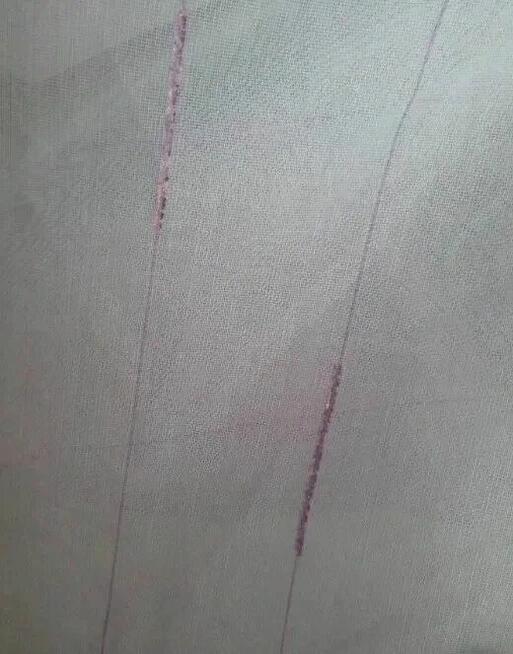 Biała w prążki wrzos (fiolet) wys 300 x 160 cm firanka siate